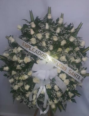 ramo funebre pedestal