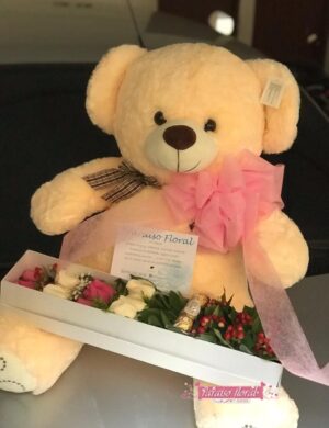 Caja Con Oso de 60 cm