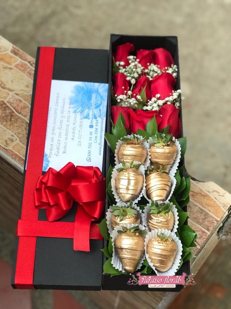 caja con 8 fresas - Imagen 2