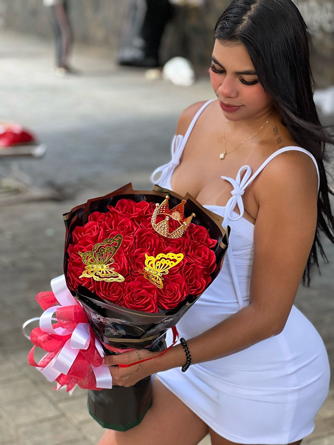 Buchon de 20 rosas eternas